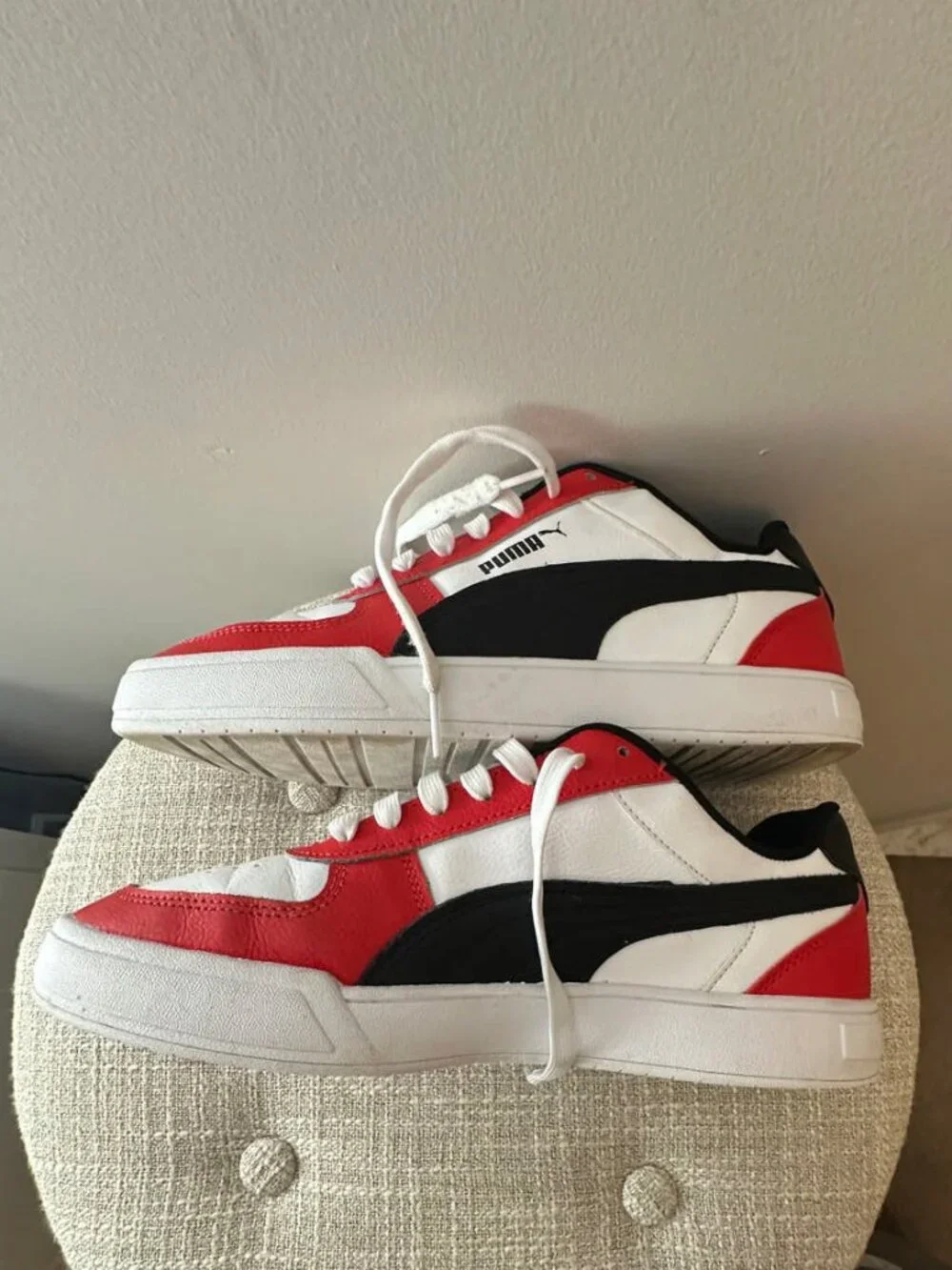 Puma SoftFoam+ Red White Black Sneakers | Men’s 9 - Picture 5 of 12